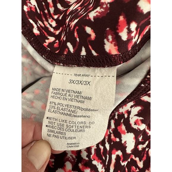 Under Armour Women's No-Slip High Rise Compression Capri Leggings Pink 3X - Picture 6 of 6